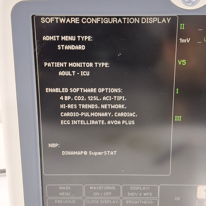 GE Healthcare Dash 5000 - GE/Nellcor SpO2 Patient Monitor