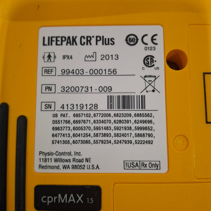 Medtronic LifePak CR Plus Defibrillator