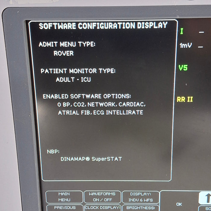 GE Healthcare Dash 4000 - Masimo SpO2 Patient Monitor