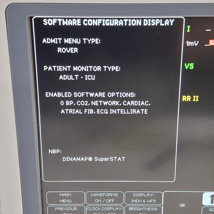 GE Healthcare Dash 4000 - Masimo SpO2 Patient Monitor