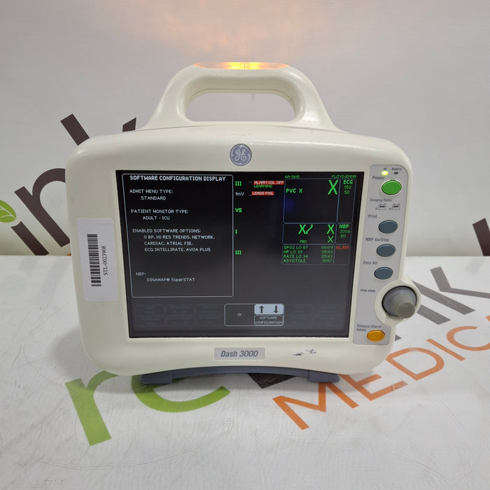 GE Healthcare Dash 3000 - Masimo SpO2 Patient Monitor