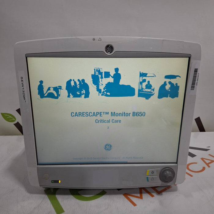 GE Healthcare Carescape B650 Patient Monitor