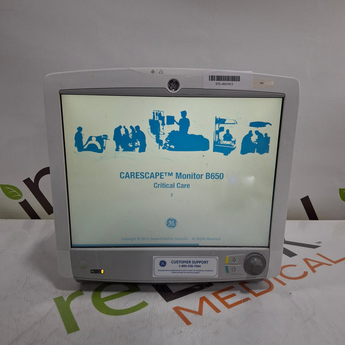 GE Healthcare Carescape B650 Patient Monitor