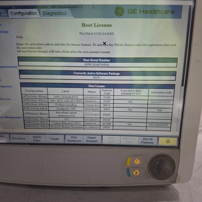 GE Healthcare Carescape B650 Patient Monitor