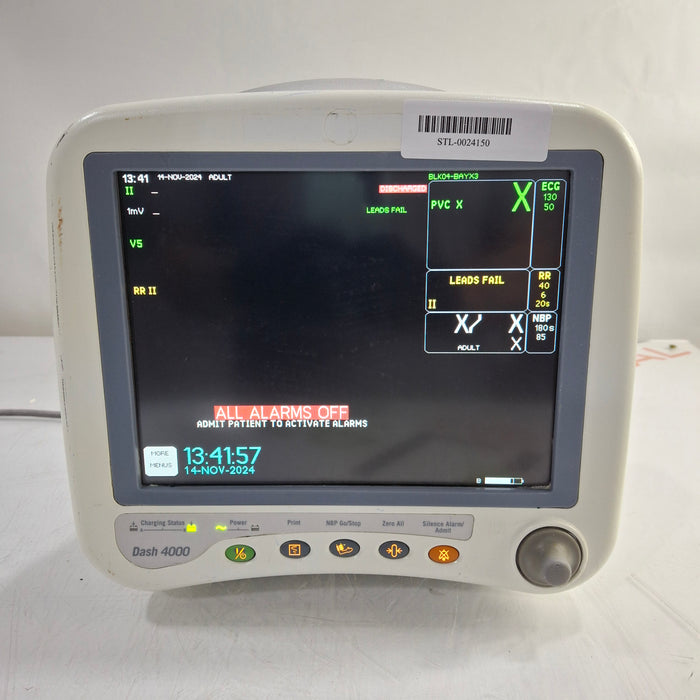 GE Healthcare GE Healthcare Dash 4000 - Masimo SpO2 Patient Monitor Patient Monitors reLink Medical