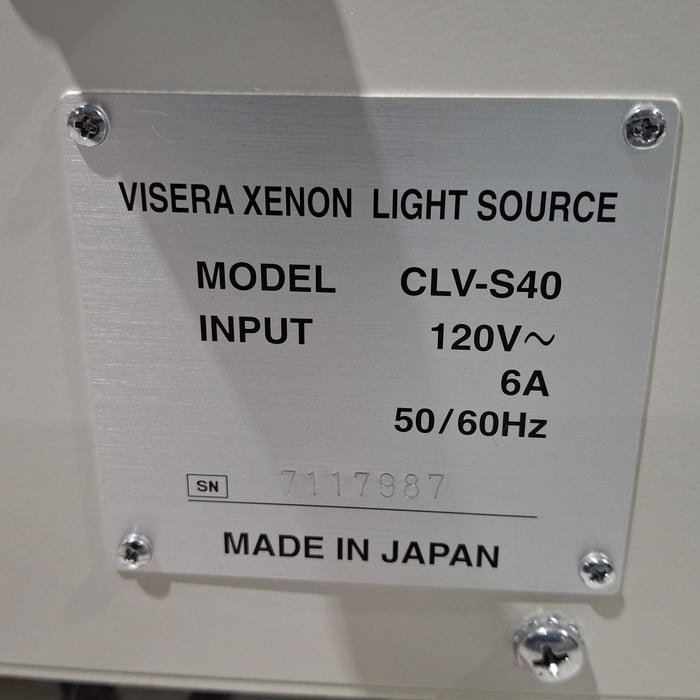 Olympus Visera CLV-S40 Light Source