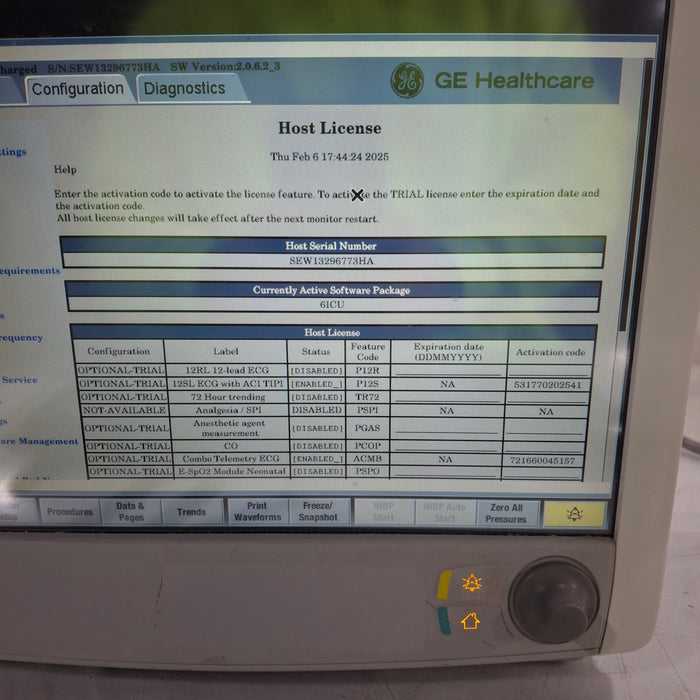 GE Healthcare Carescape B650 Patient Monitor