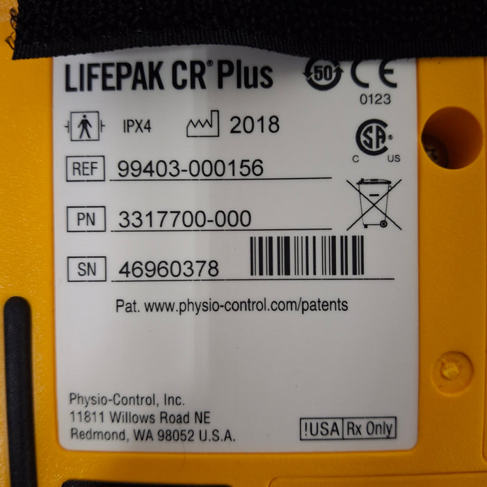 Medtronic LifePak CR Plus Defibrillator