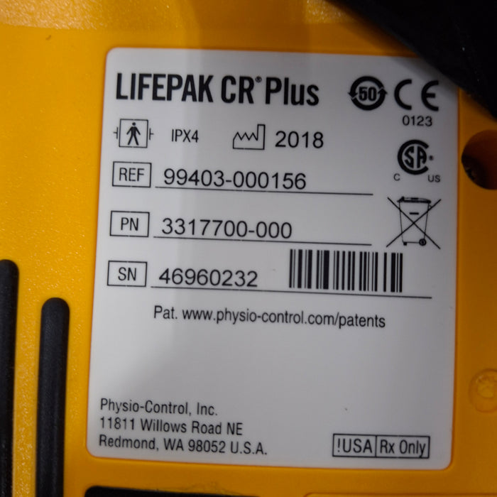 Medtronic LifePak CR Plus Defibrillator