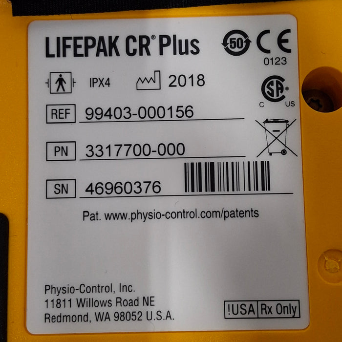 Medtronic LifePak CR Plus Defibrillator