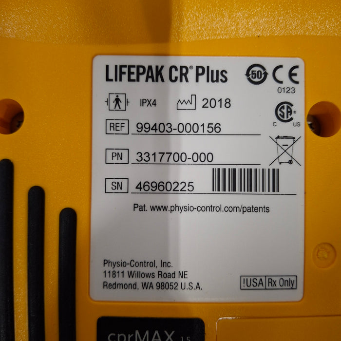 Medtronic LifePak CR Plus Defibrillator