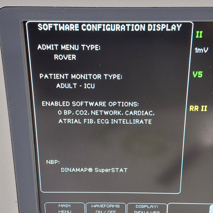 GE Healthcare Dash 4000 - Masimo SpO2 Patient Monitor