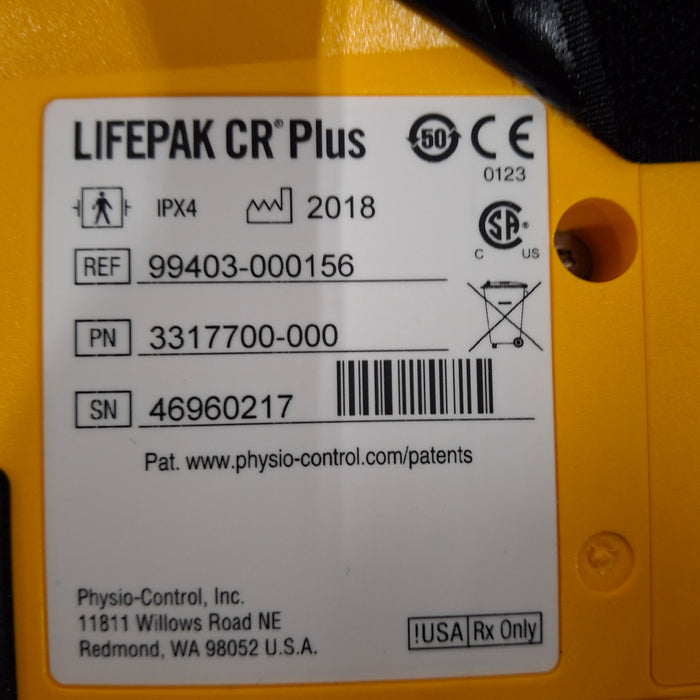 Medtronic LifePak CR Plus Defibrillator