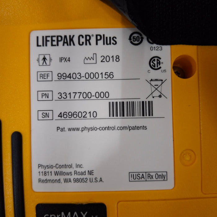 Medtronic LifePak CR Plus Defibrillator