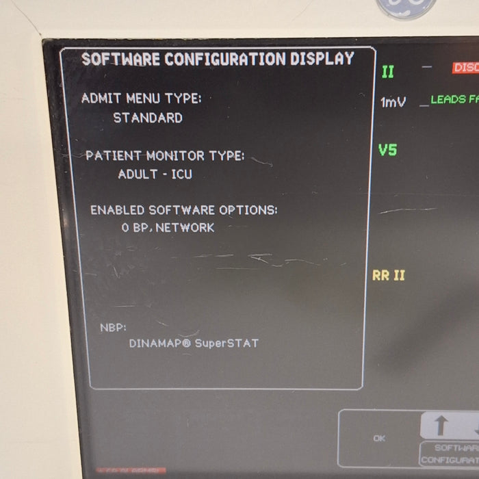 GE Healthcare Dash 3000 - Masimo SpO2 Patient Monitor