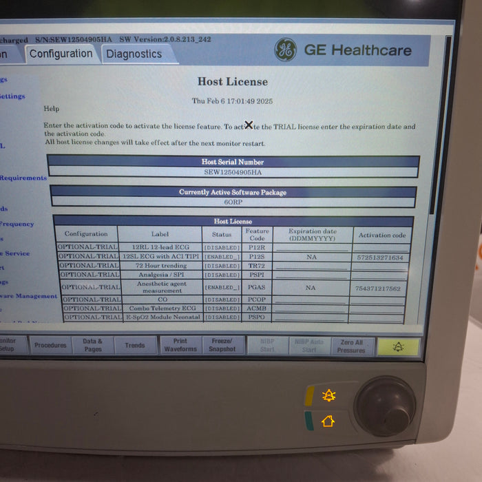 GE Healthcare Carescape B650 Patient Monitor