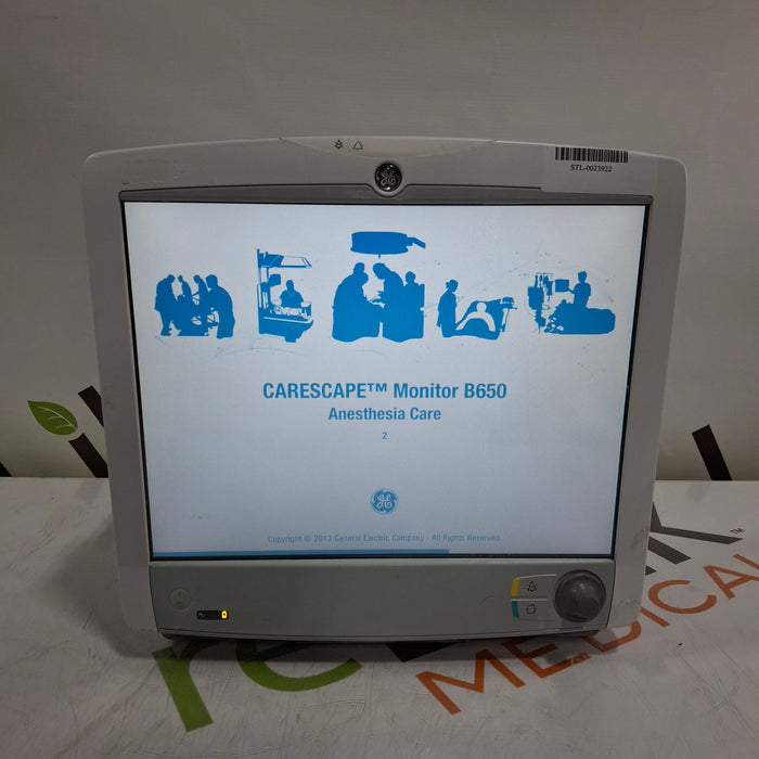 GE Healthcare Carescape B650 Patient Monitor