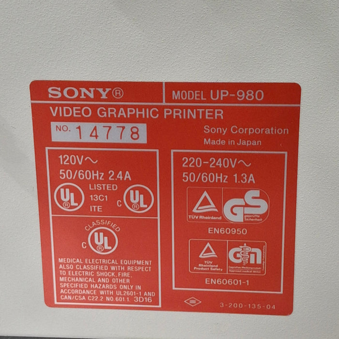 Sony UP-980 Imager / Printer