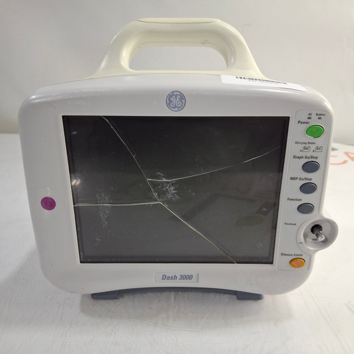 GE Healthcare Dash 3000 - Masimo SpO2 Patient Monitor