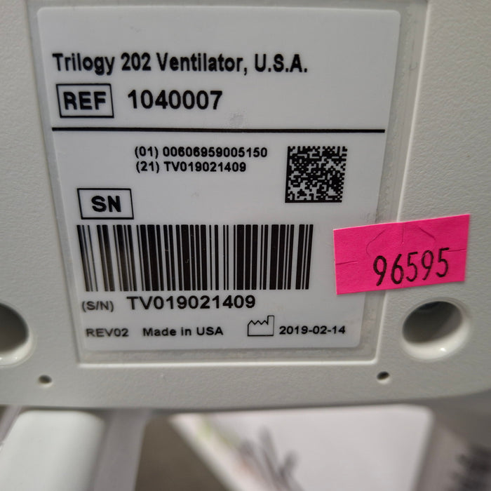 Respironics Trilogy 202 Ventilator