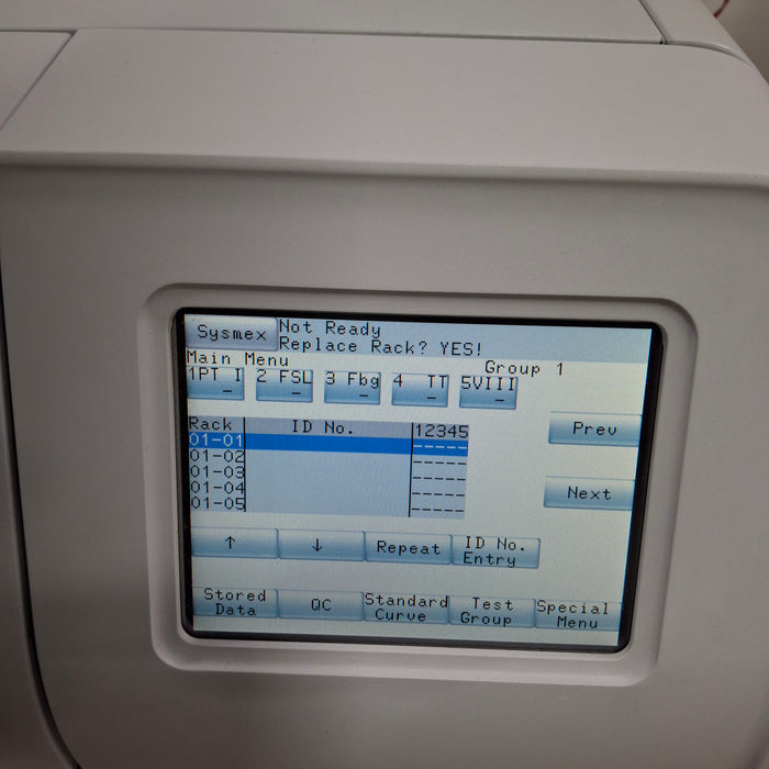 Sysmex CA-600 Series CA-660 Blood Coagulation Analyzer