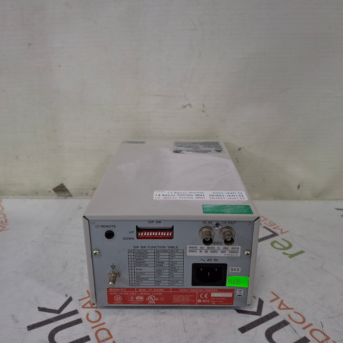 Sony Sony UP-895MD Imager / Printer Ultrasound reLink Medical