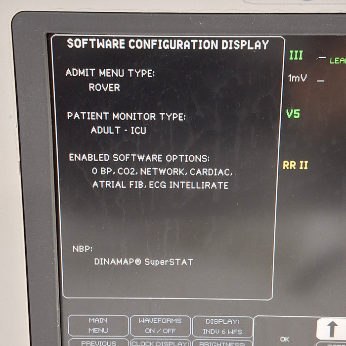 GE Healthcare Dash 4000 - Masimo SpO2 Patient Monitor