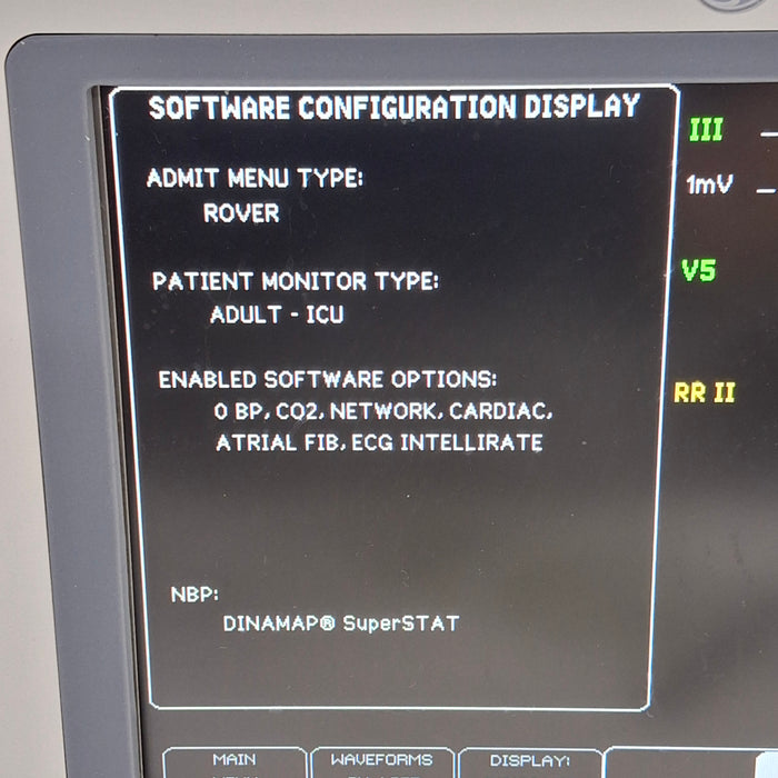 GE Healthcare Dash 4000 - Masimo SpO2 Patient Monitor