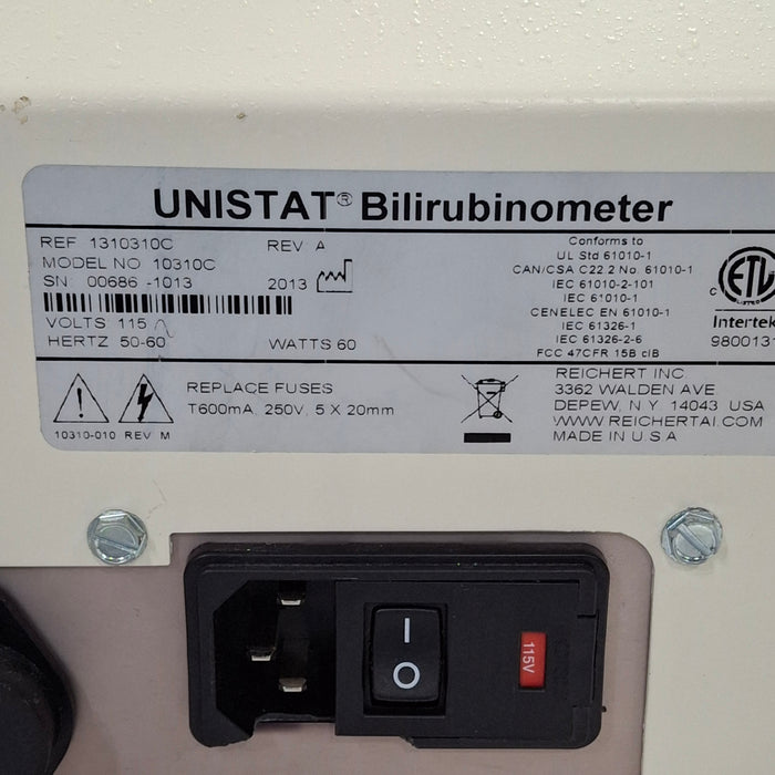 Reichert Reichert Unistat Bilirubinometer Spectrophotometer Research Lab reLink Medical