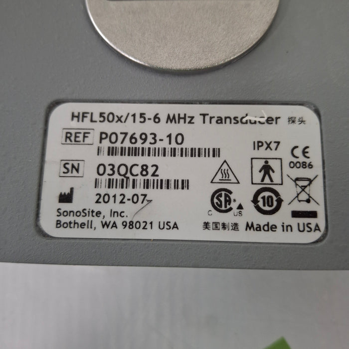 Sonosite HFL50 15-6 Linear Array Transducer