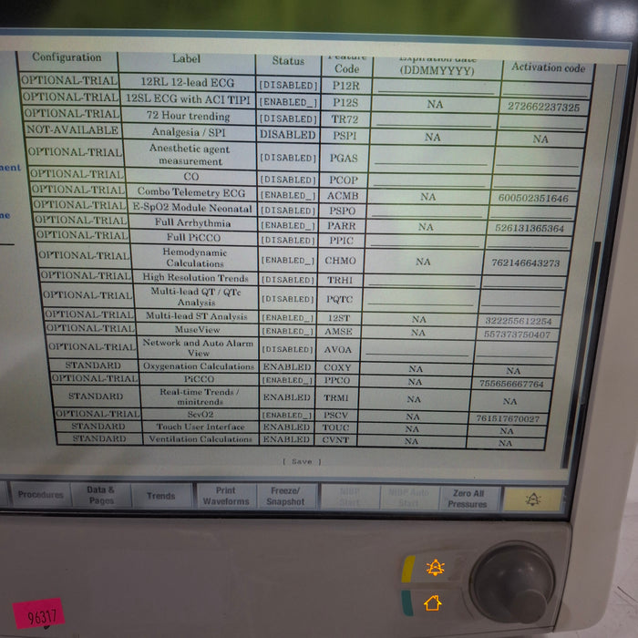GE Healthcare Carescape B650 Patient Monitor