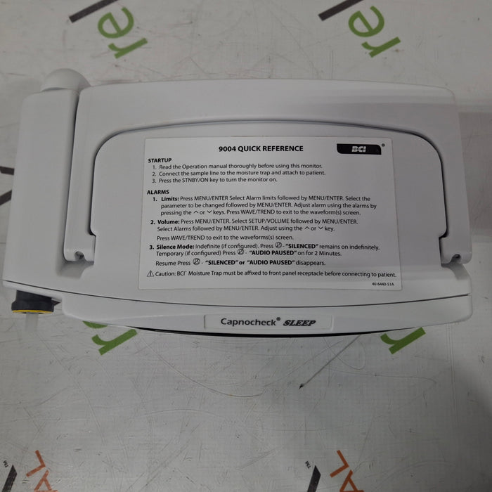 Smiths Medical 9004 Capnocheck SLEEP Capnograph SpO2 CO2 Patient Monitors