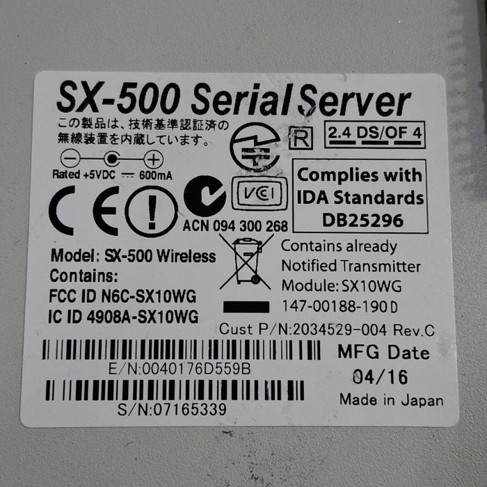 GE Healthcare MAC 5500 HD without CAM Module ECG System