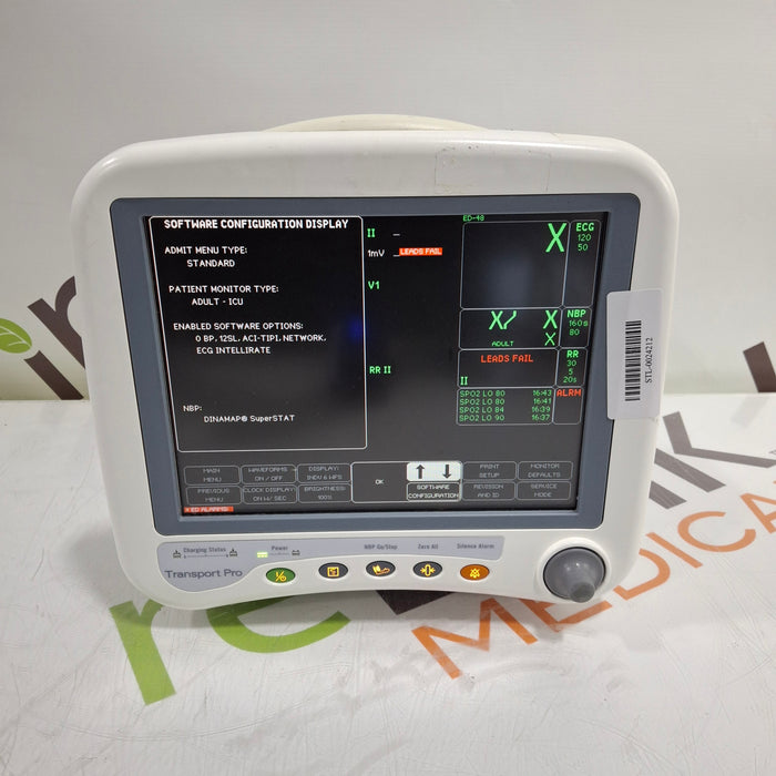 GE Healthcare Transport Pro Patient Monitor