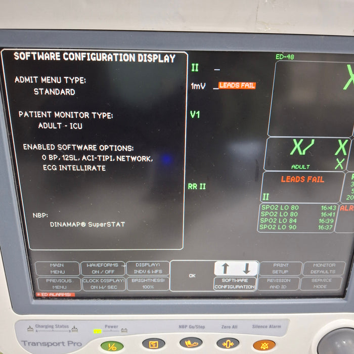 GE Healthcare Transport Pro Patient Monitor