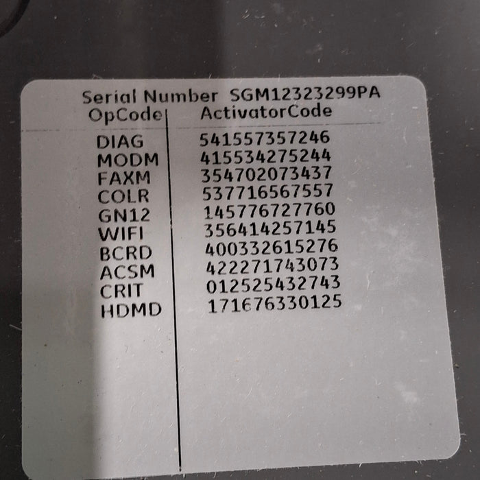 GE Healthcare GE Healthcare MAC 5500 HD without CAM Module ECG System Cardiology reLink Medical