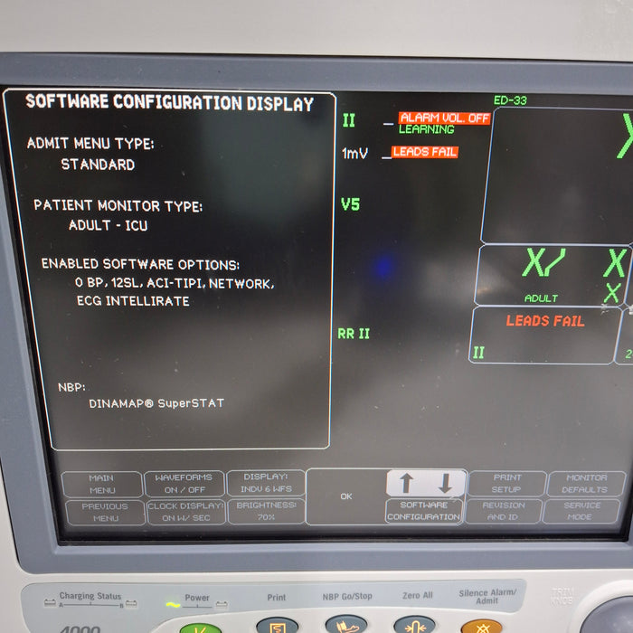 GE Healthcare Dash 4000 - Masimo SpO2 Patient Monitor