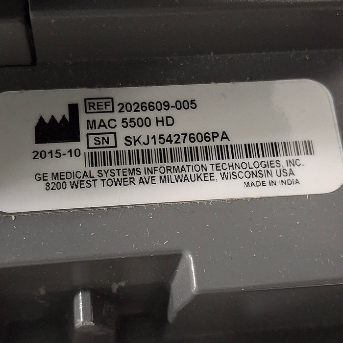 GE Healthcare MAC 5500 HD without CAM Module ECG System
