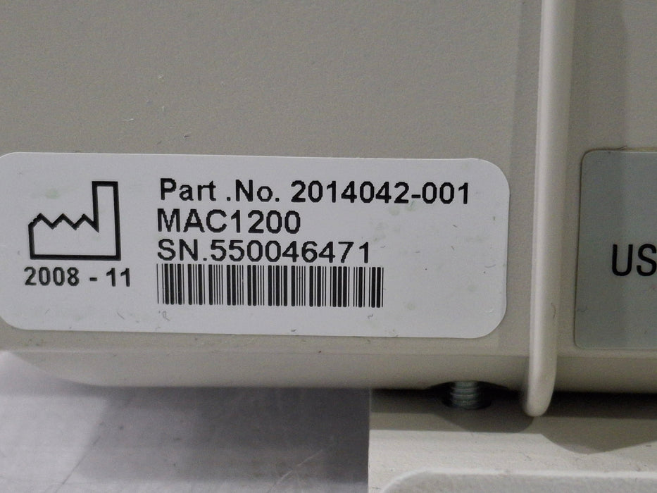 GE Healthcare MAC 1200 ECG