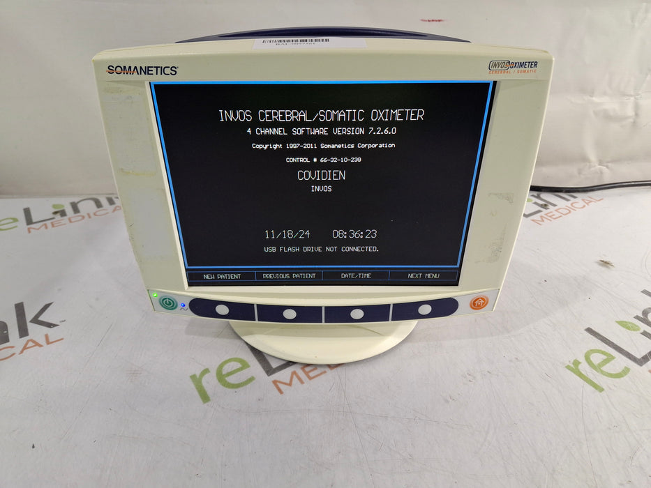 Somanetics Invos 5100C Cerebral Oximeter Monitor