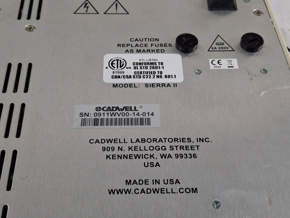 Cadwell Laboratories Inc. Sierra II Wave Console