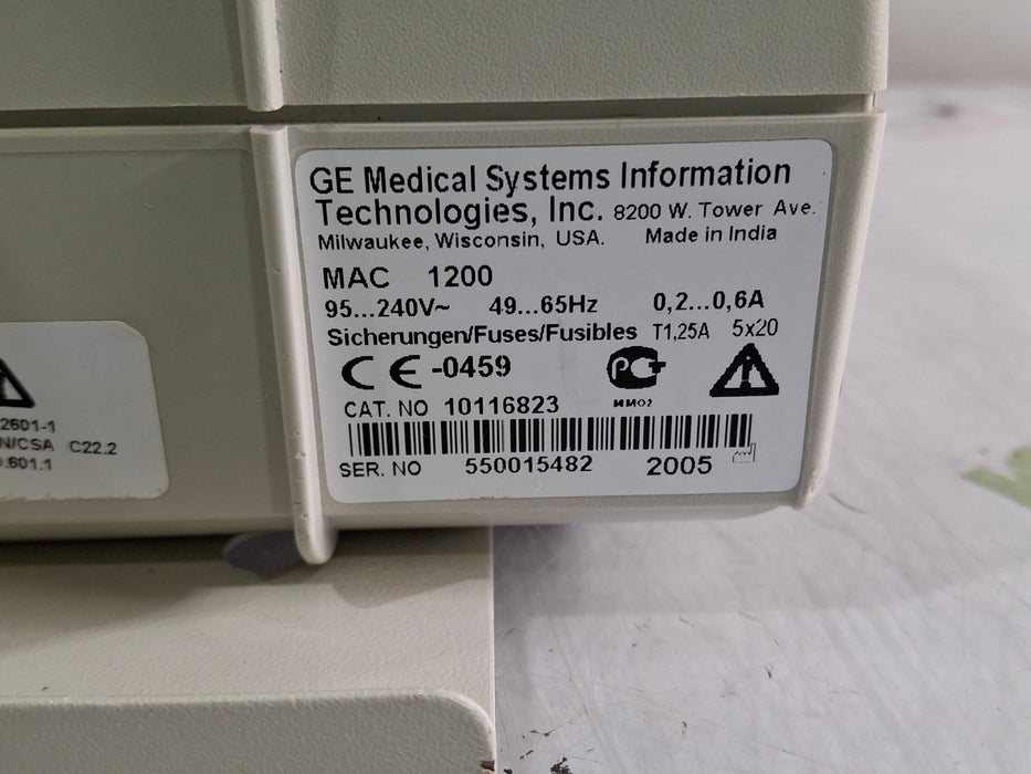 GE Healthcare MAC 1200 ECG