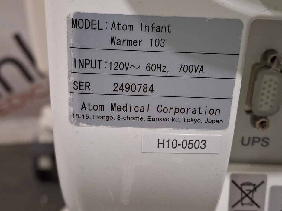 Atom Medical USA 103 Infant Warmer