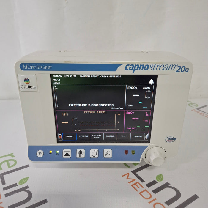 Oridion Capnostream 20P Capnography Monitor
