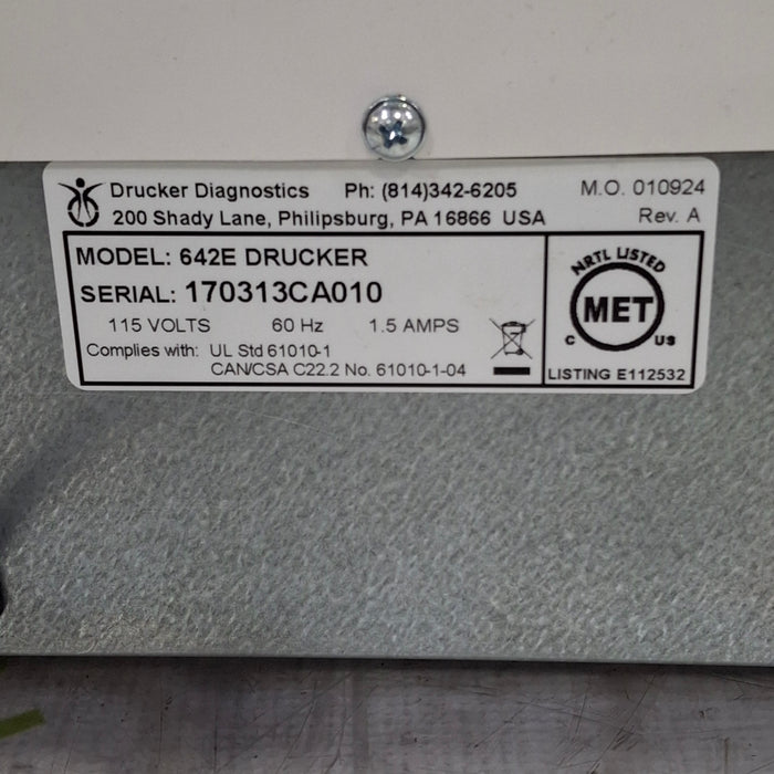 Drucker Diagnostics 642E Centrifuge