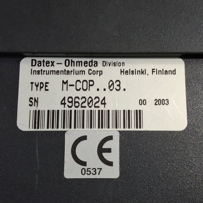 Datex-Ohmeda M-COP Cardiac Output/Pressure Module