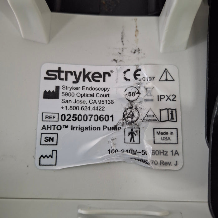 Stryker AHTO Irrigation Pump