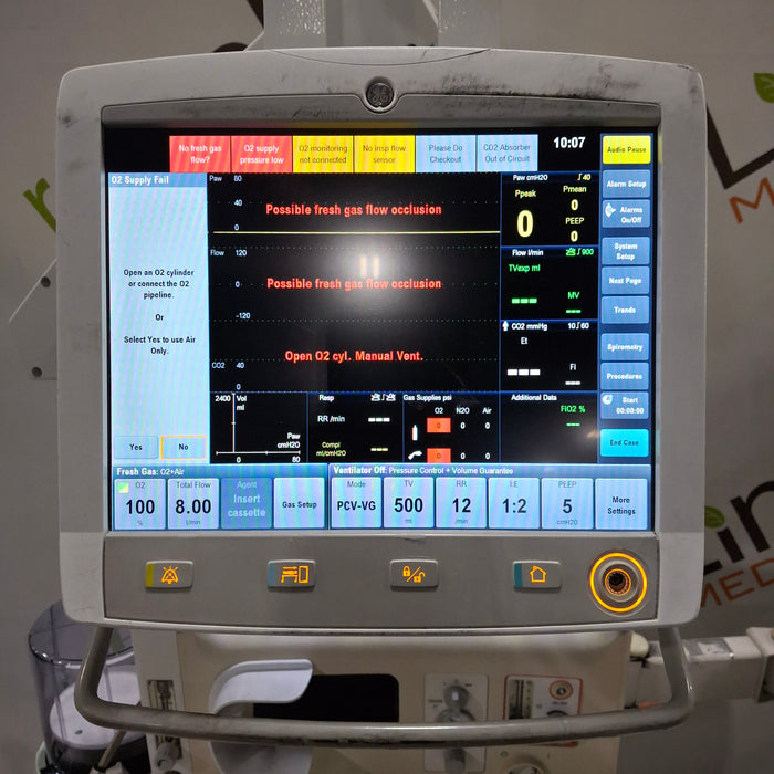 Datex-Ohmeda Aisys Anesthesia Unit