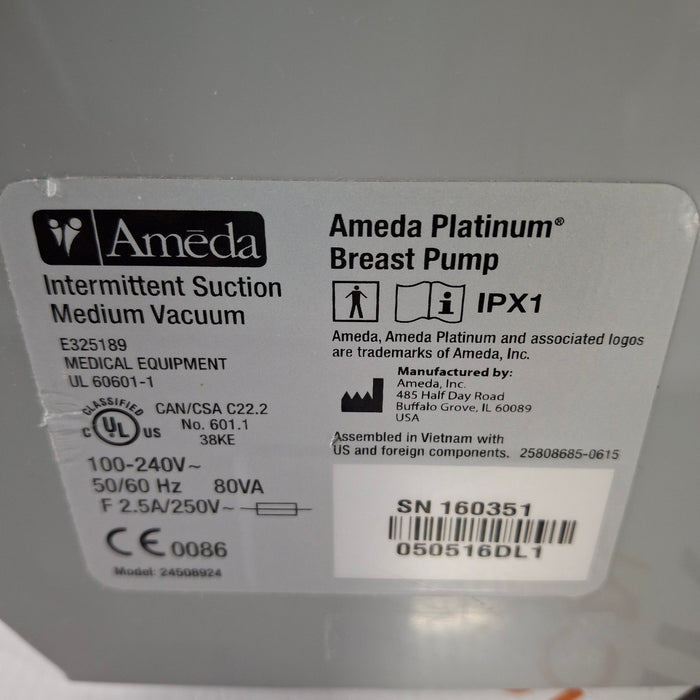 Ameda Platinum Breast Pump