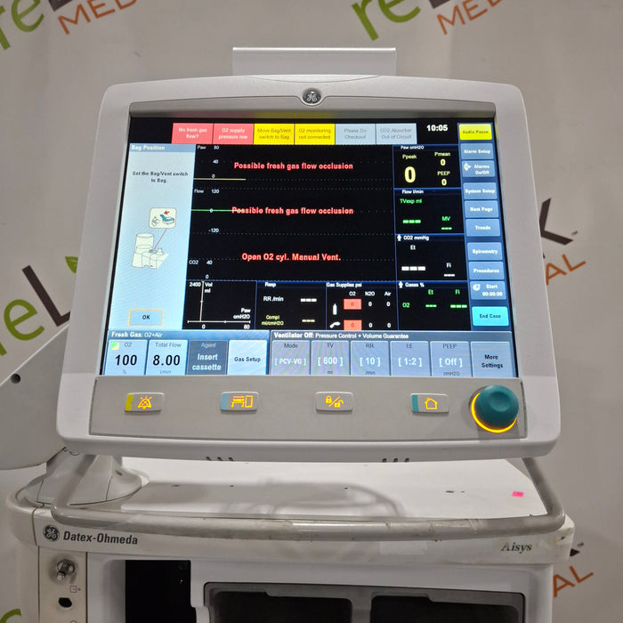 Datex-Ohmeda Aisys Anesthesia Unit